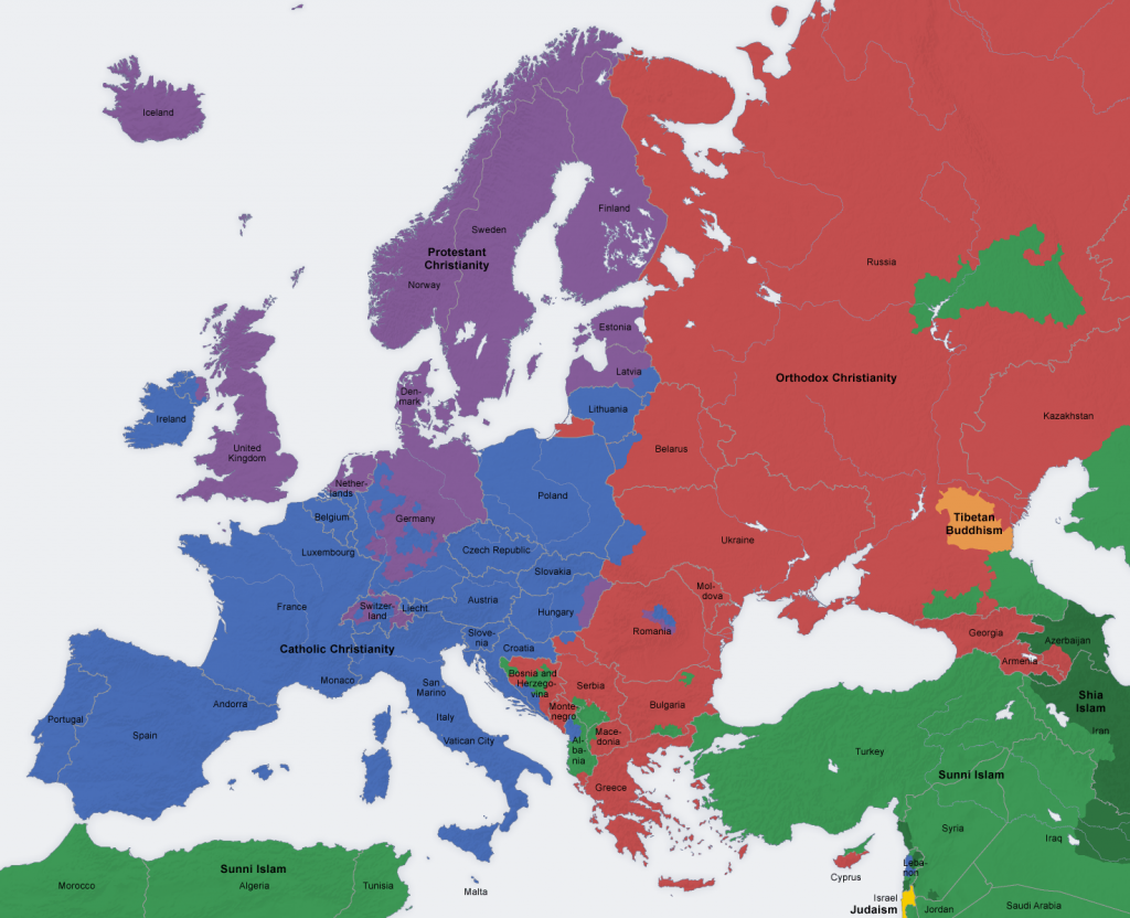 Harta-Religiilor-in-Europa